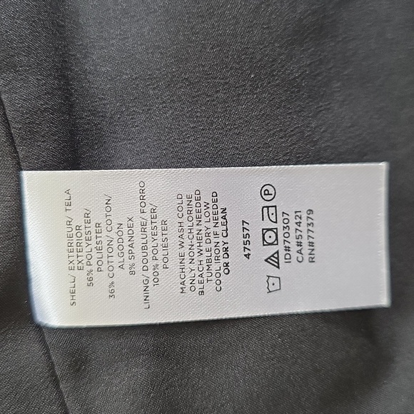 NWT Ann Taylor Factory Charcoal Gray Blazer, Size 10P - Picture 5 of 8